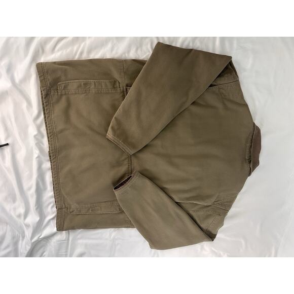 VTG Columbia Barn Field Coat Heavy Duck Cotton Lined Olive Brown RiverLodge XL - Picture 3 of 13